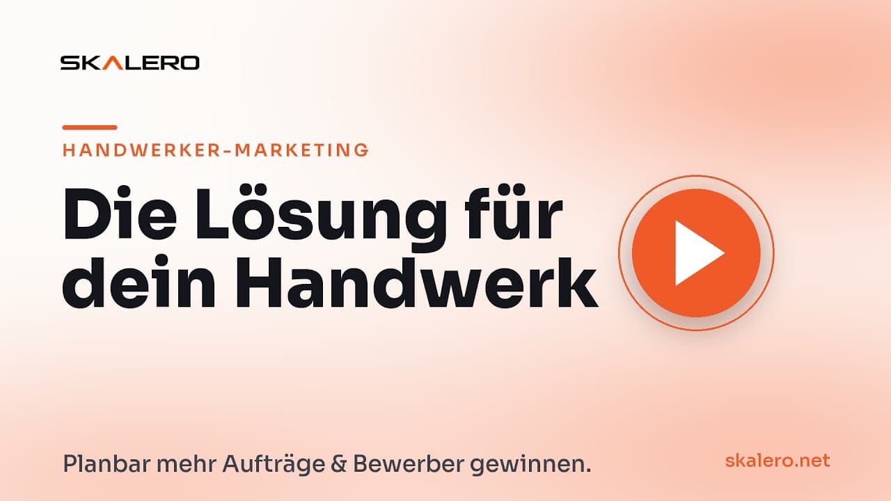 Sieh, was wir für Handwerksbetriebe leisten.